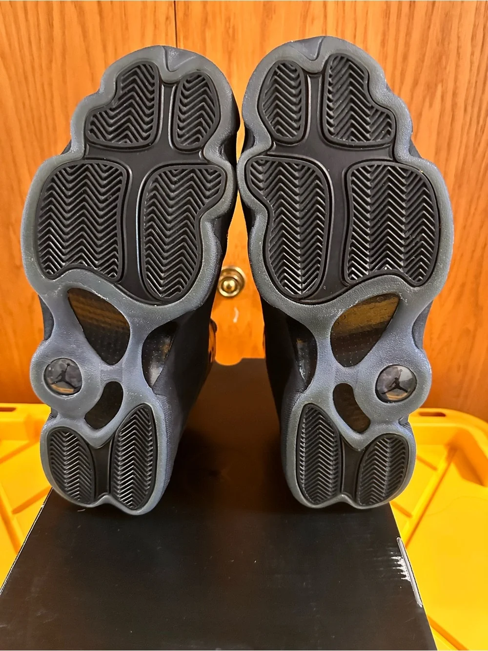 NIKE AIR JORDAN 13 RETRO CAP & GOWN RETRO BLACK LEATHER 414571-012 SIZE 13